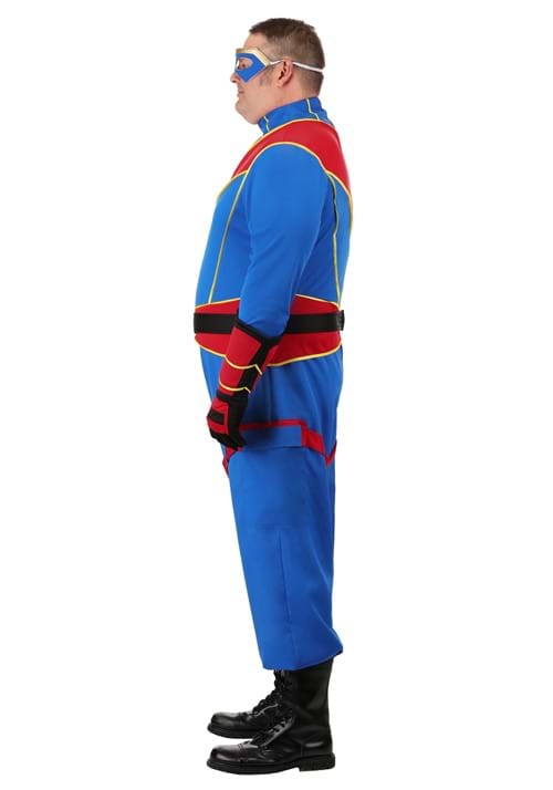 Plus Size Nickelodeon Henry Danger Captain Man Costume for Men - US 5513