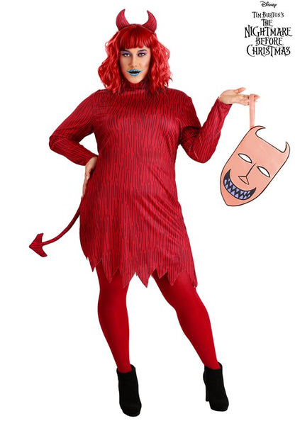 Plus Size Nightmare Before Christmas Women's Lock Costume - US 3539