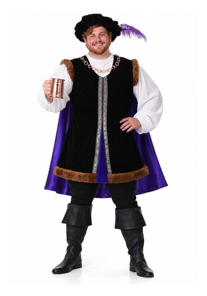 Noble Renaissance Man Plus Size Costume - US 1793