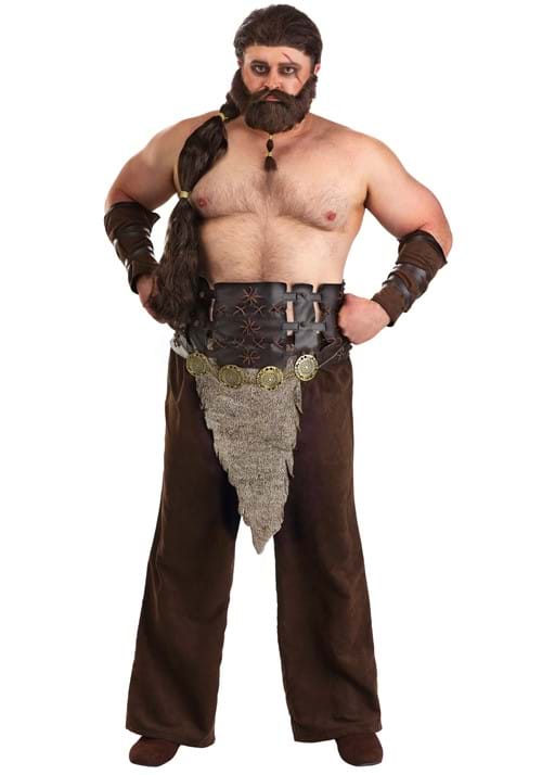 Plus Size Nomadic Horse Warrior Costume for Men - US 1913