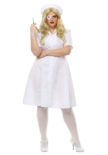 Plus Size Not-So-Nice Nurse Costume for Women - US 9253