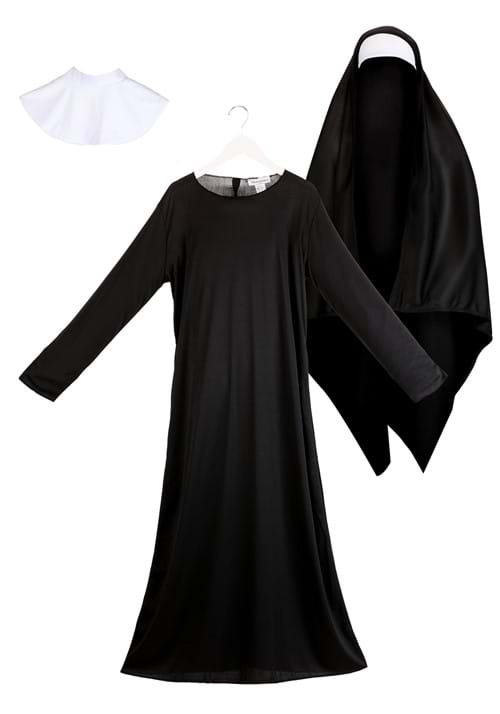 Plus Size Traditional Nun Costume for Women - US 6010
