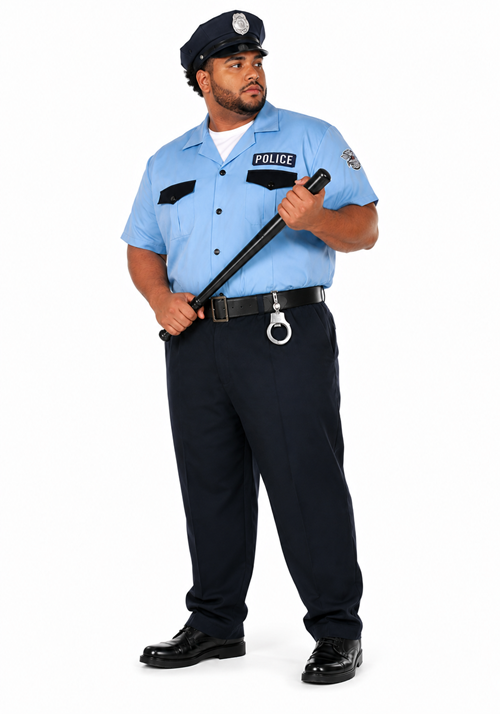 Plus Size On Patrol Costume for Men - US 9091