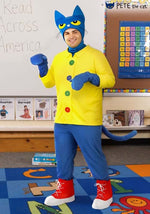 Plus Size Pete the Cat Costume for Adults - US 4884