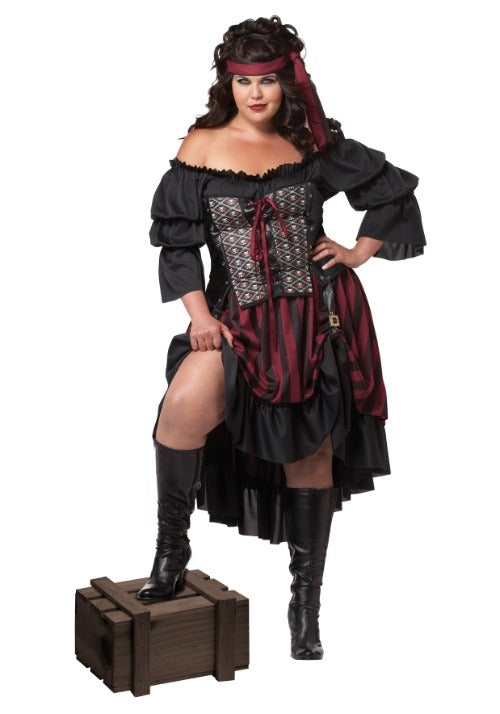 Plus Size Pirate Wench Costume - US 8350
