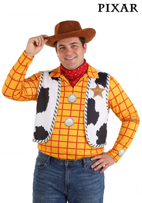 Plus Size Pixar Toy Story Woody Costume Accessory Kit for Men - US 1555