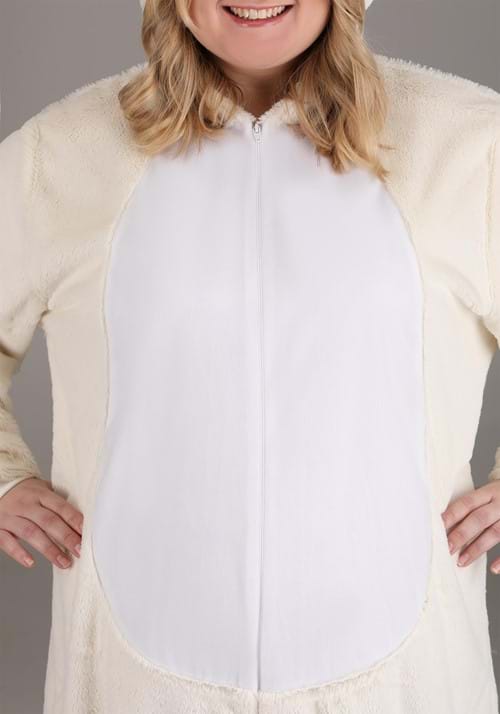 Plus Size Polar Bear Costume Onesie for Adults - US 0455