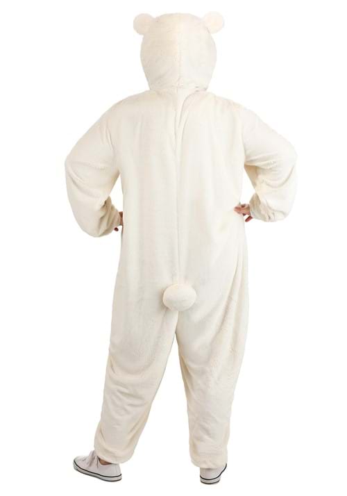 Plus Size Polar Bear Costume Onesie for Adults - US 0455