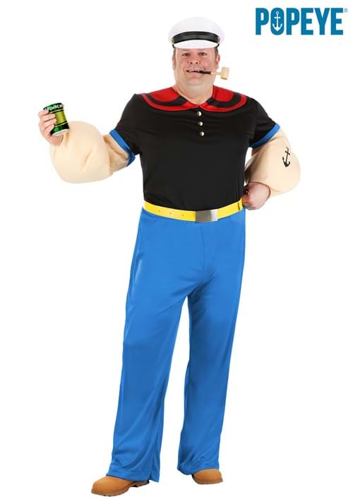 Plus Size Popeye Costume for Men - US 8728