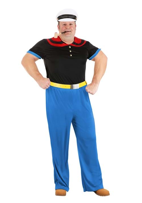 Plus Size Popeye Costume for Men - US 8728