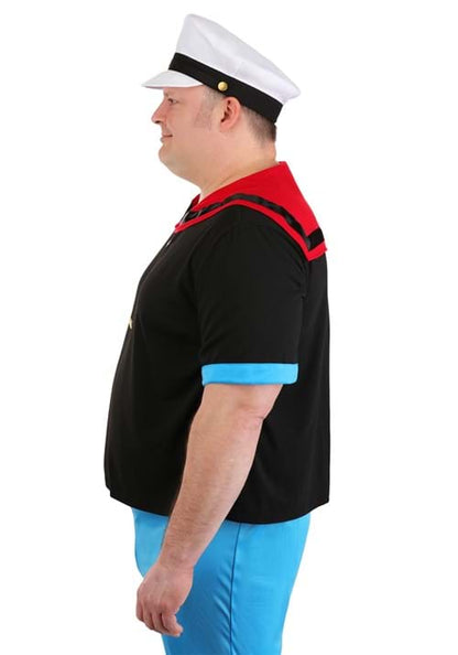 Plus Size Popeye Costume Kit for Men - US 2085