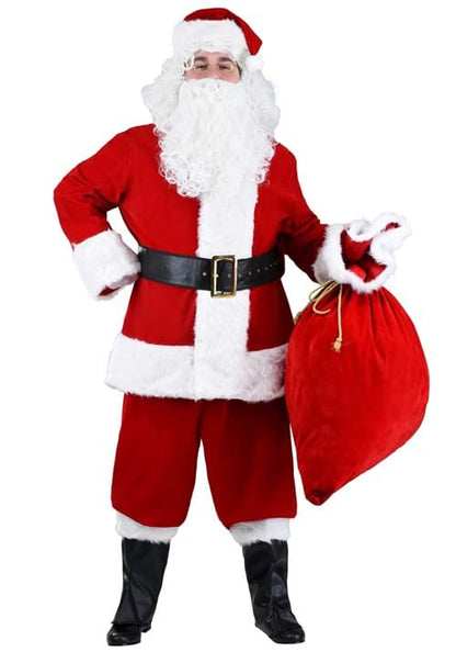 Adult Plus Size Premiere Santa Suit Costume - US 7541
