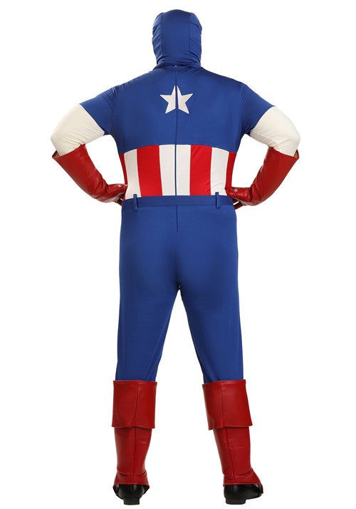 Men's Plus Size Premium Captain America Costume - US 5123