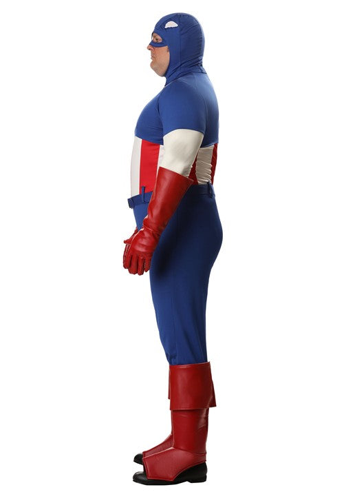 Men's Plus Size Premium Captain America Costume - US 5123
