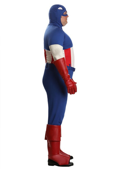 Men's Plus Size Premium Captain America Costume - US 5123