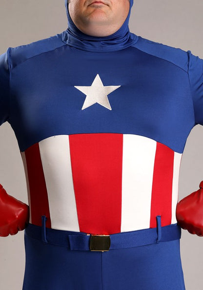 Men's Plus Size Premium Captain America Costume - US 5123
