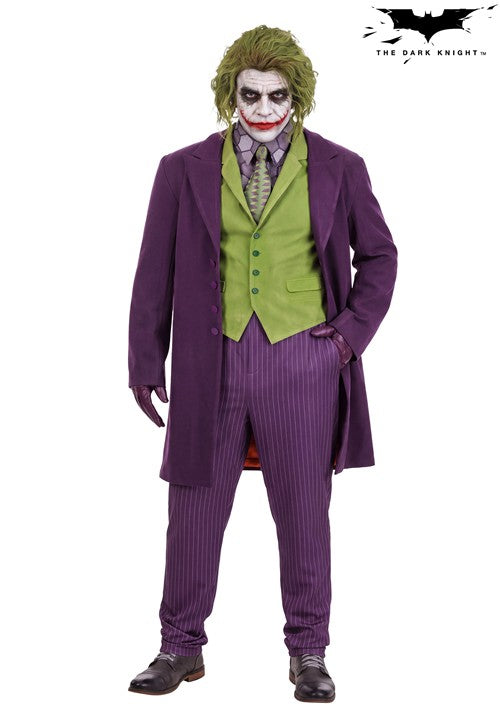 Plus Size Premium Dark Knight Joker Costume for Men - US 6943