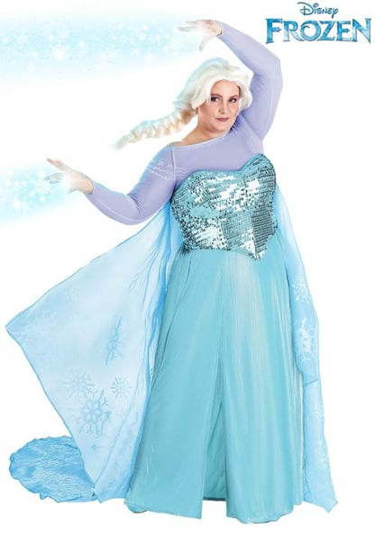 Women's Plus Size Premium Disney Frozen Elsa Costume - US 2763