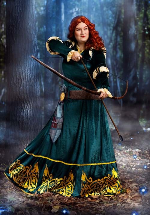 Plus Size Premium Disney Merida Costume for Women - US 0407