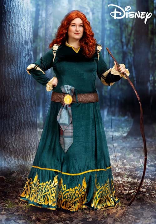 Plus Size Premium Disney Merida Costume for Women - US 0407