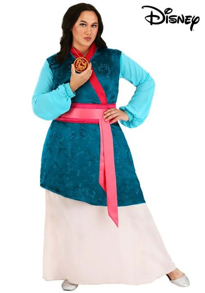 Women's Plus Size Premium Disney Mulan Costume - US 8072