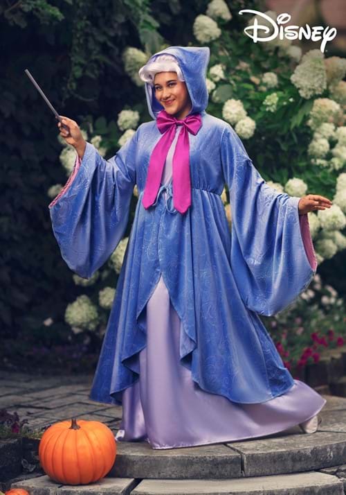 Women's Disney Premium Fairy Godmother Plus Size Costume - US 7729