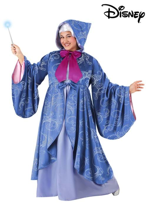 Women's Disney Premium Fairy Godmother Plus Size Costume - US 7729