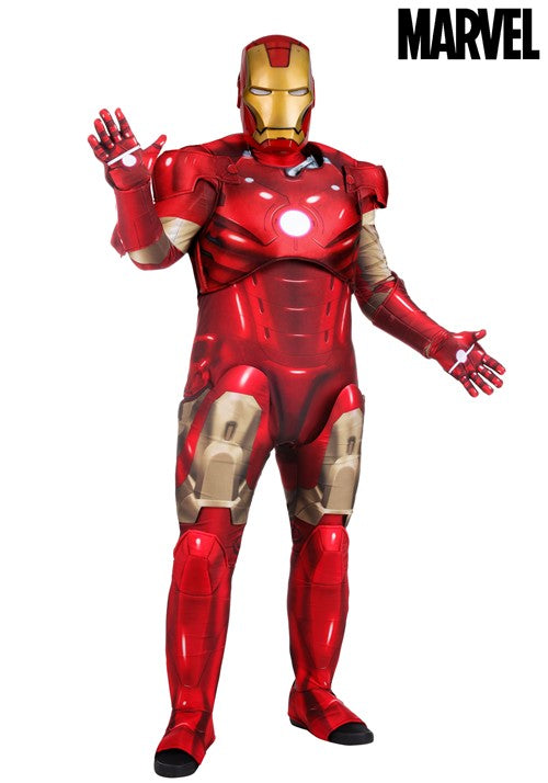 Plus Size Premium Marvel Iron Man Costume for Men - US 7015
