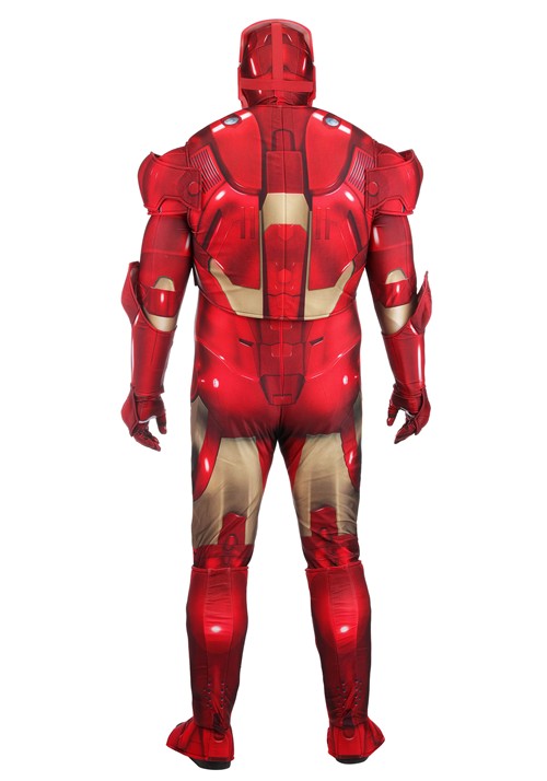 Plus Size Premium Marvel Iron Man Costume for Men - US 7015