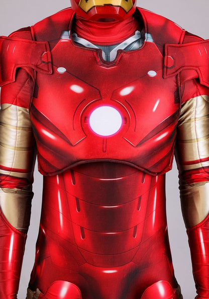 Plus Size Premium Marvel Iron Man Costume for Men - US 7015