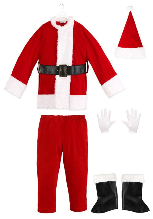 Adult Plus Size Premiere Santa Suit Costume - US 7541
