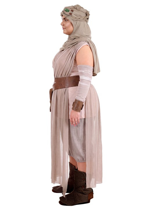 Plus Size Premium Star Wars Rey Costume for Women - US 5811