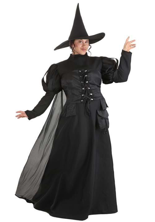 Women's Premium Wayward Witch Plus Size Costume Dress - US 3449