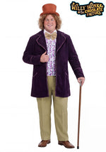 Plus Size Premium Willy Wonka and the Chocolate Factory Costume for Men - US 7394