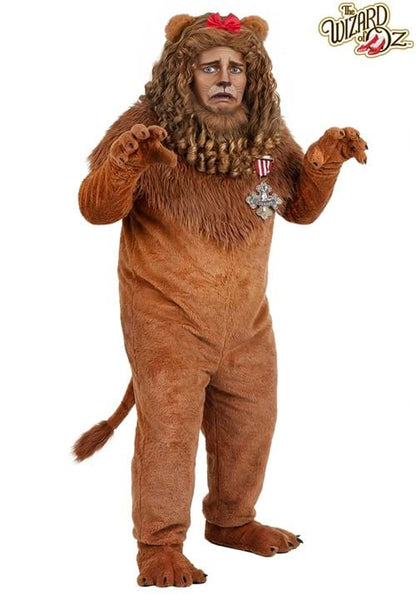 Plus Size Premium Wizard of Oz Cowardly Lion Costume for Adults - US 3425