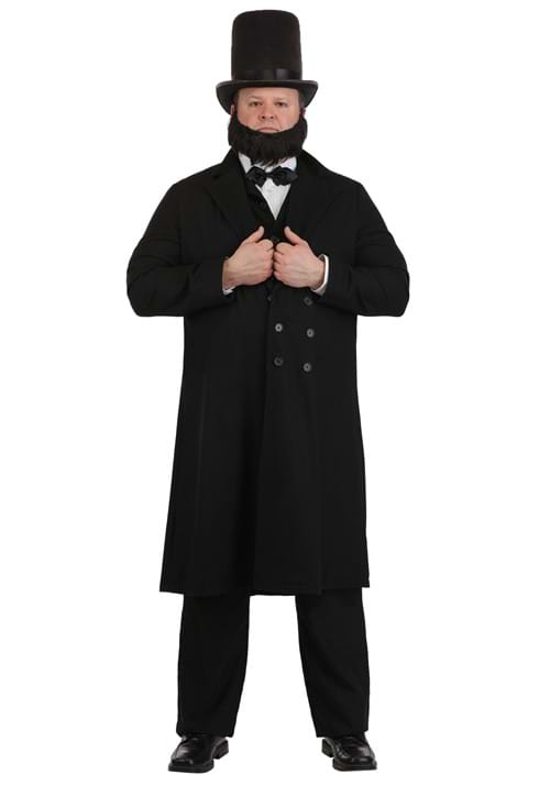 Plus Size President Abe Lincoln Costume for Men - US 4403