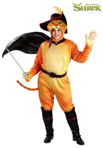 Men's Plus Size Shrek Puss in Boots Costume - US 0799