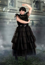Plus Size Deluxe Wednesday Rave'N Dance Costume Dress for Women - US 6873