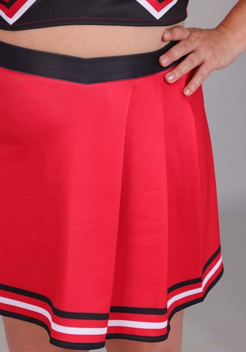 Plus Size Red Cheerleader Costume for Women - US 2055