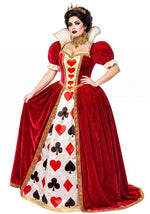 Plus Size Refined Queen of Hearts Costume for Women - US 4131