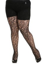 Plus Size Ripped Costume Tights for Women - US 6795