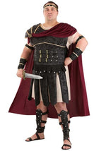 Plus Size Roman Gladiator Costume for Men - US 8710