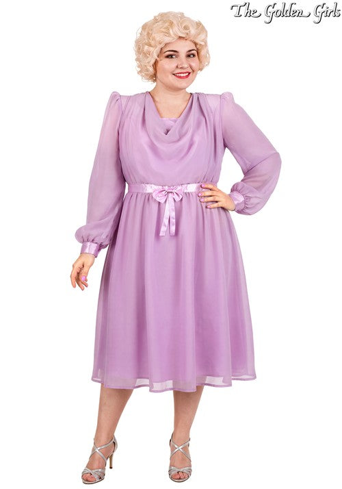 Plus Size Golden Girls Rose Nylund Costume Dress for Women - US 4382