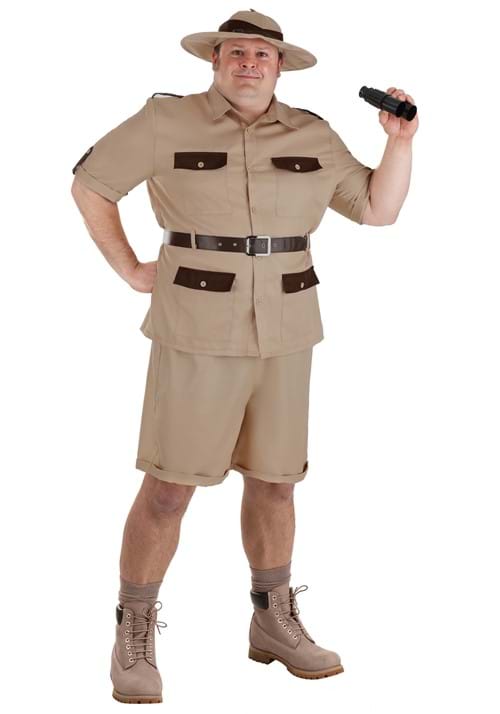 Plus Size Safari Explorer Costume for Men - US 0170