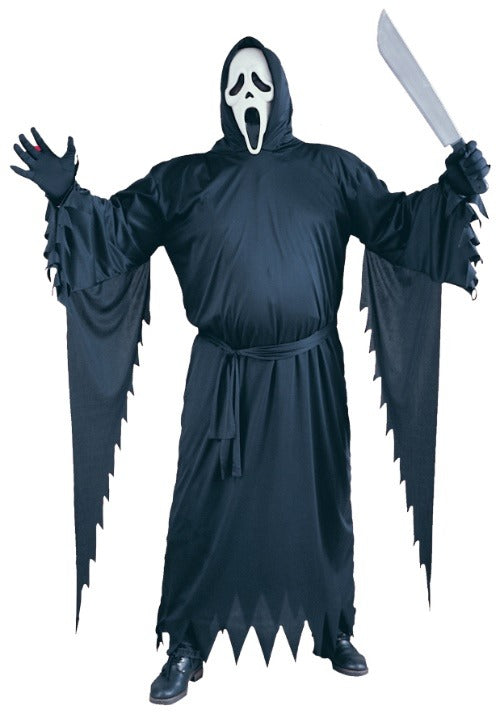 Plus Size Scream Movie Ghost Face Costume for Adults - US 9333