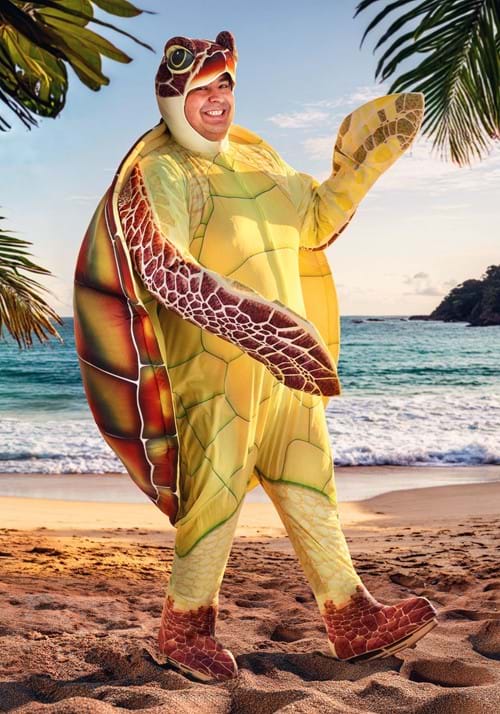 Plus Size Sea Turtle Costume for Adults - US 4399