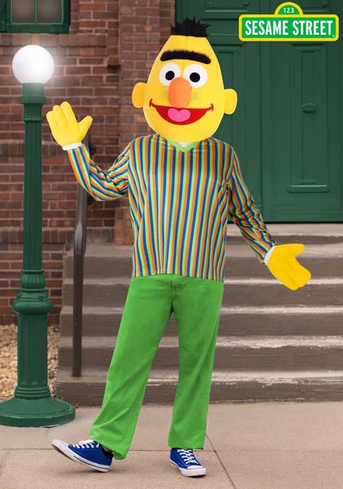 Adult Plus Size Sesame Street Bert Costume - US 7688