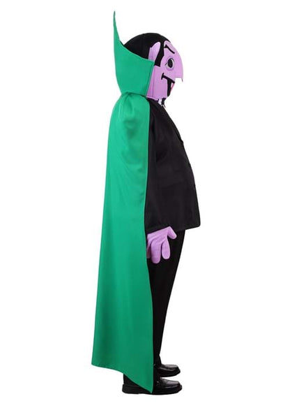 Plus Size Sesame Street Count von Count Mascot Costume for Men - US 3124