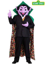 Plus Size Sesame Street Count von Count Mascot Costume for Men - US 3124