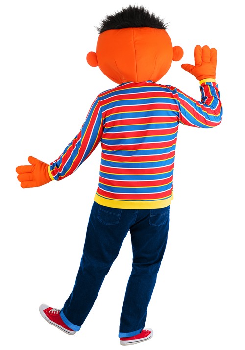 Plus Size Sesame Street Ernie Mascot Costume for Men - US 1345